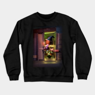 Book nook diorama - magic potion Crewneck Sweatshirt